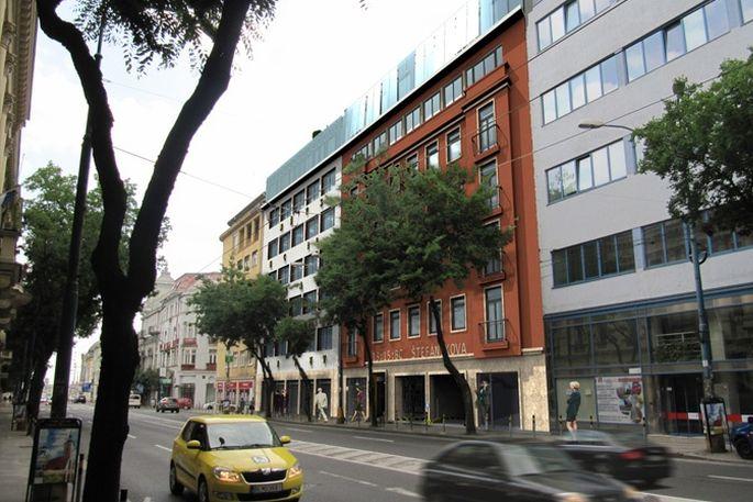 Nadstavba a pristavba AB Stefanikova 13 a 15 Bratislava